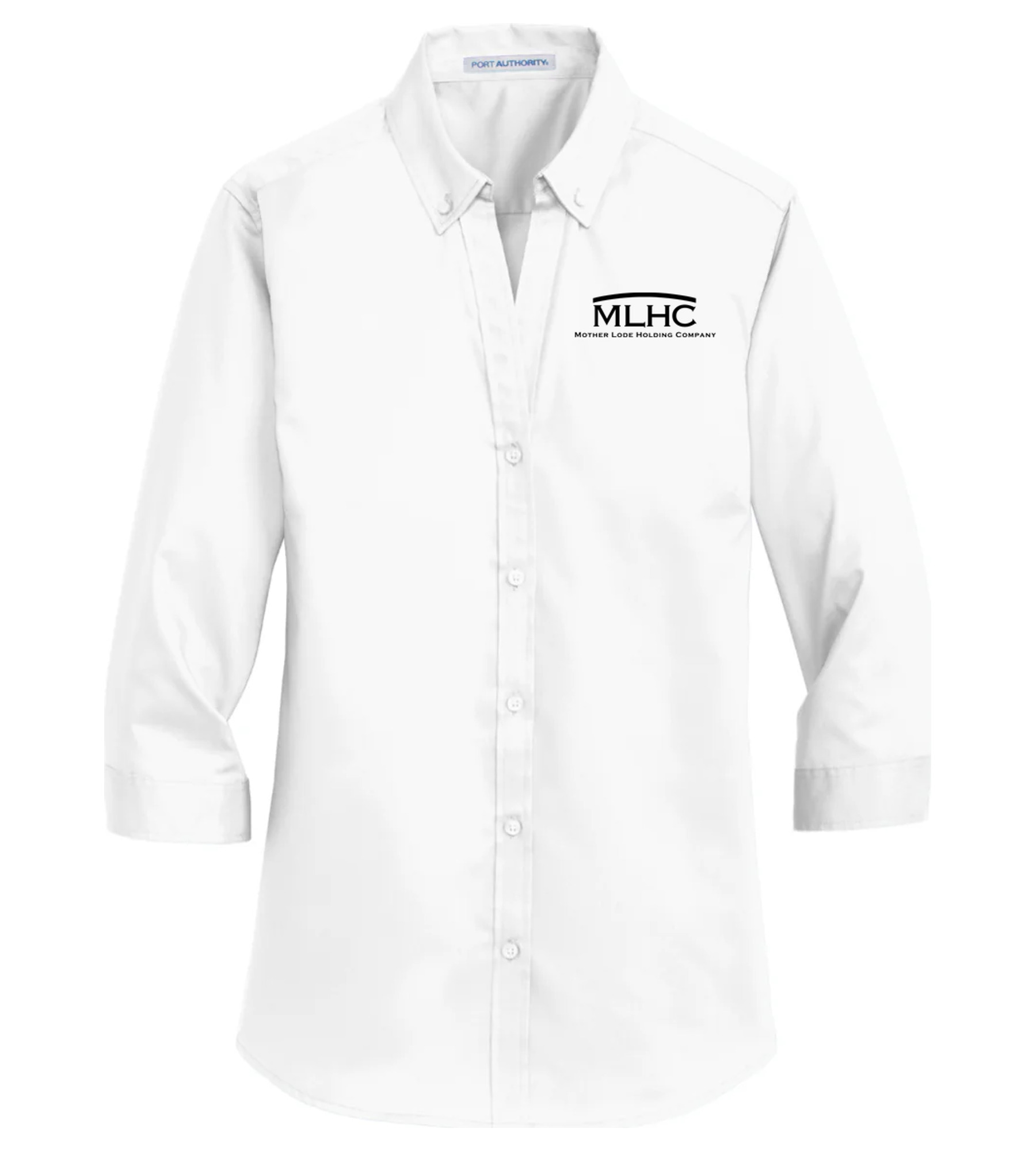 Port Authority Ladies 3/4-Sleeve SuperPro Twill Shirt